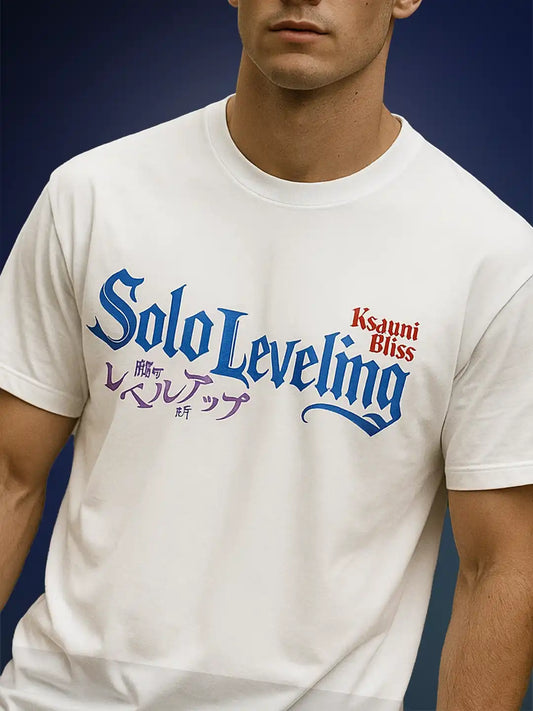 𝐒𝐨𝐥𝐨 𝐋𝐞𝐯𝐞𝐥𝐢𝐧𝐠 Oversized Anime T-Shirt
