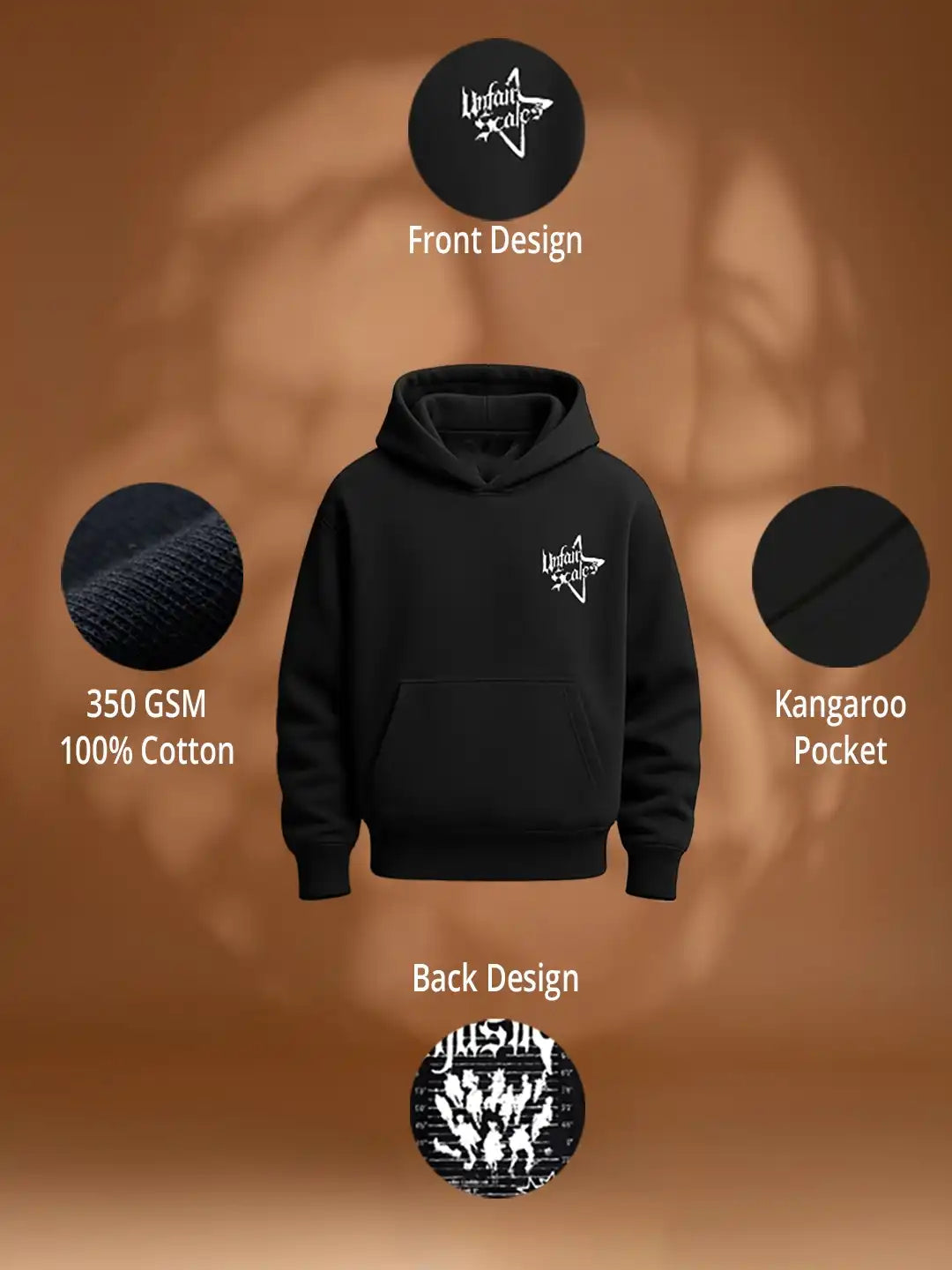 Unfair Scales Graphic ๐๐๐ ๐ฎ๐ฅ๐๐ซ Hoodie