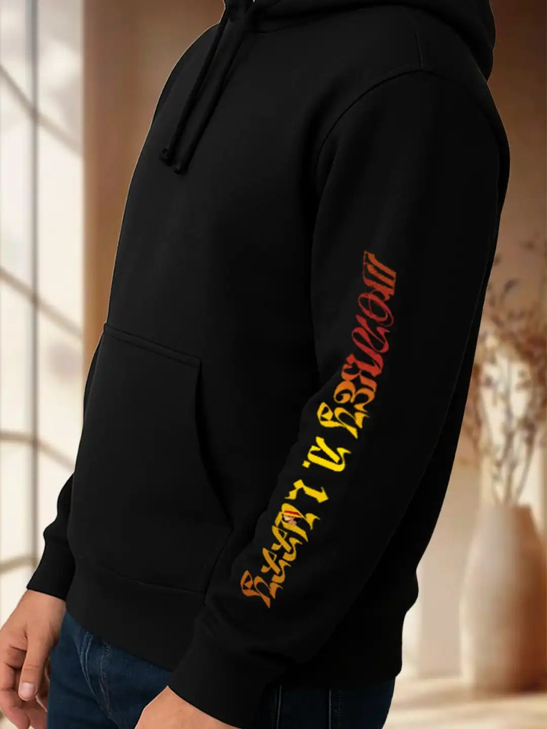 Anime Hoodie –𝐎𝐧𝐞 𝐏𝐢𝐞𝐜𝐞 Luffy Print