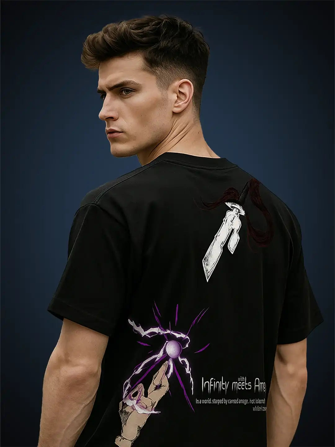 𝐆𝐨𝐣𝐨 𝐀𝐧𝐢𝐦𝐞 Oversized Streetwear T-Shirt