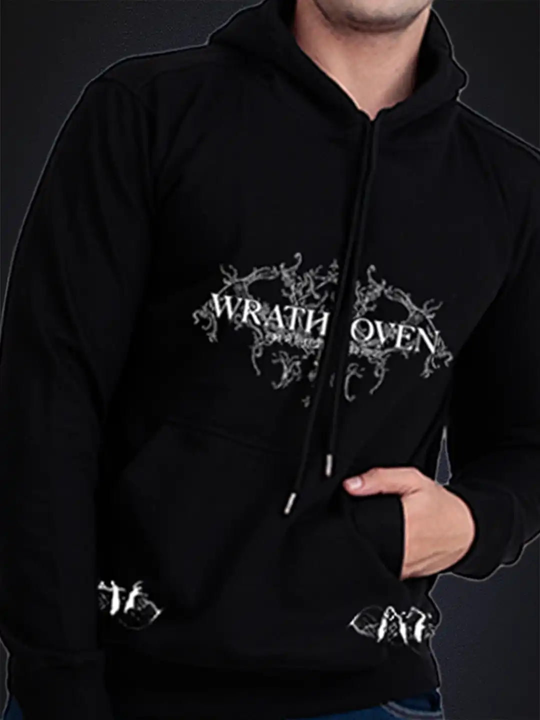 𝐖𝐫𝐚𝐭𝐡 𝐂𝐨𝐯𝐞𝐧 𝐇𝐨𝐨𝐝𝐢𝐞 – Premium Dark Streetwear