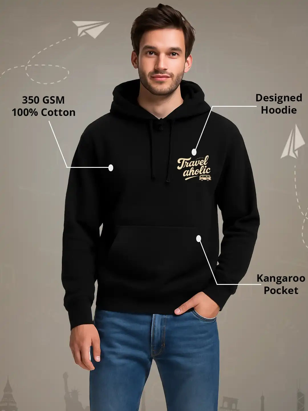 Journey Beyond: 𝐓𝐫𝐚𝐯𝐞𝐥𝐡𝐨𝐥𝐢𝐜 𝐄𝐱𝐩𝐥𝐨𝐫𝐞𝐫 Hoodie