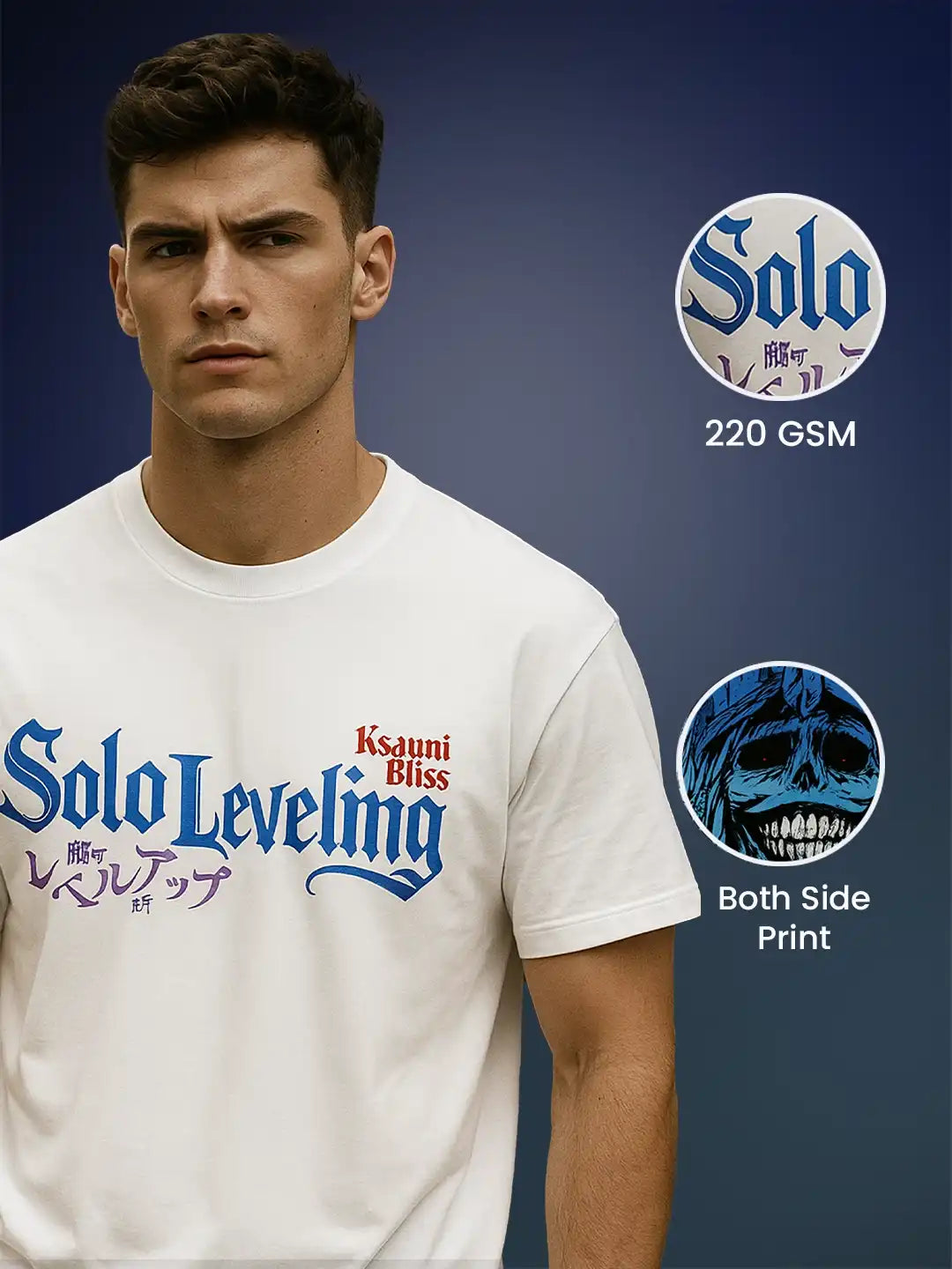 𝐒𝐨𝐥𝐨 𝐋𝐞𝐯𝐞𝐥𝐢𝐧𝐠 Oversized Anime T-Shirt