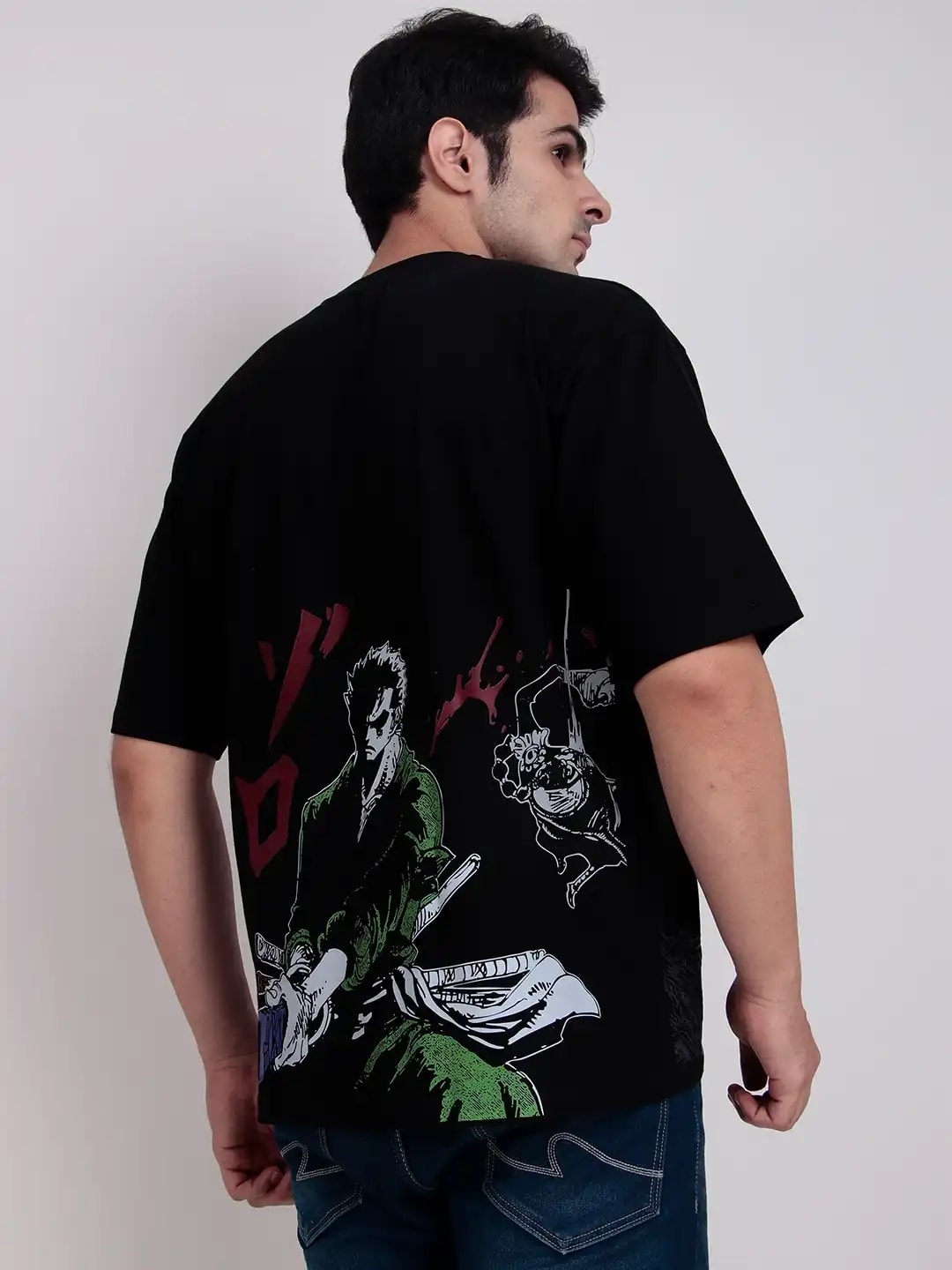 Sword Master Zoro Oversized Anime Tee