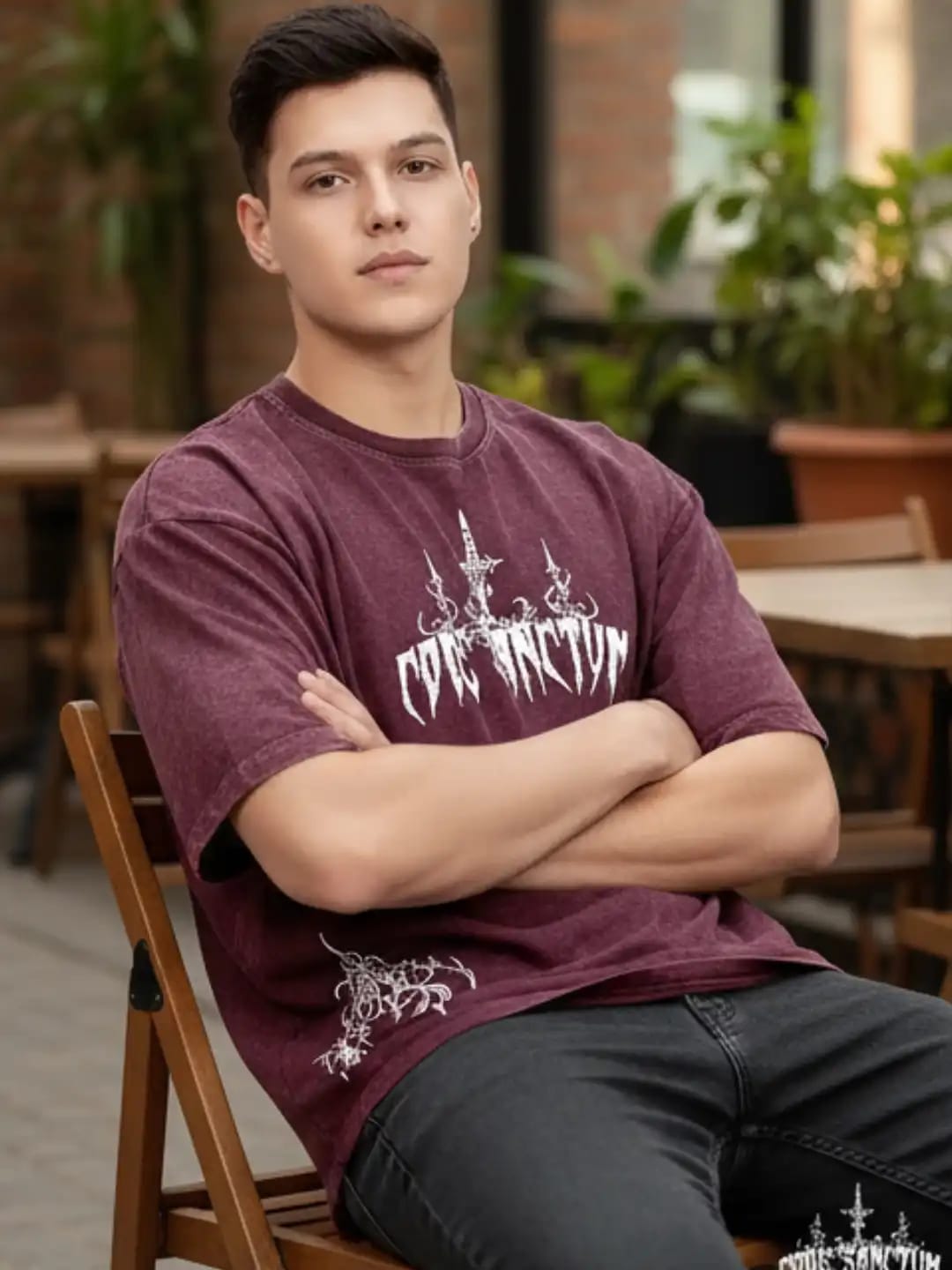 Code Sanctum Oversized T-Shirt – 𝐆𝐨𝐭𝐡𝐢𝐜 𝐏𝐫𝐢𝐧𝐭 | 𝐔𝐫𝐛𝐚𝐧 𝐆𝐫𝐮𝐧𝐠𝐞 𝐂𝐨𝐥𝐥𝐞𝐜𝐭𝐢𝐨𝐧