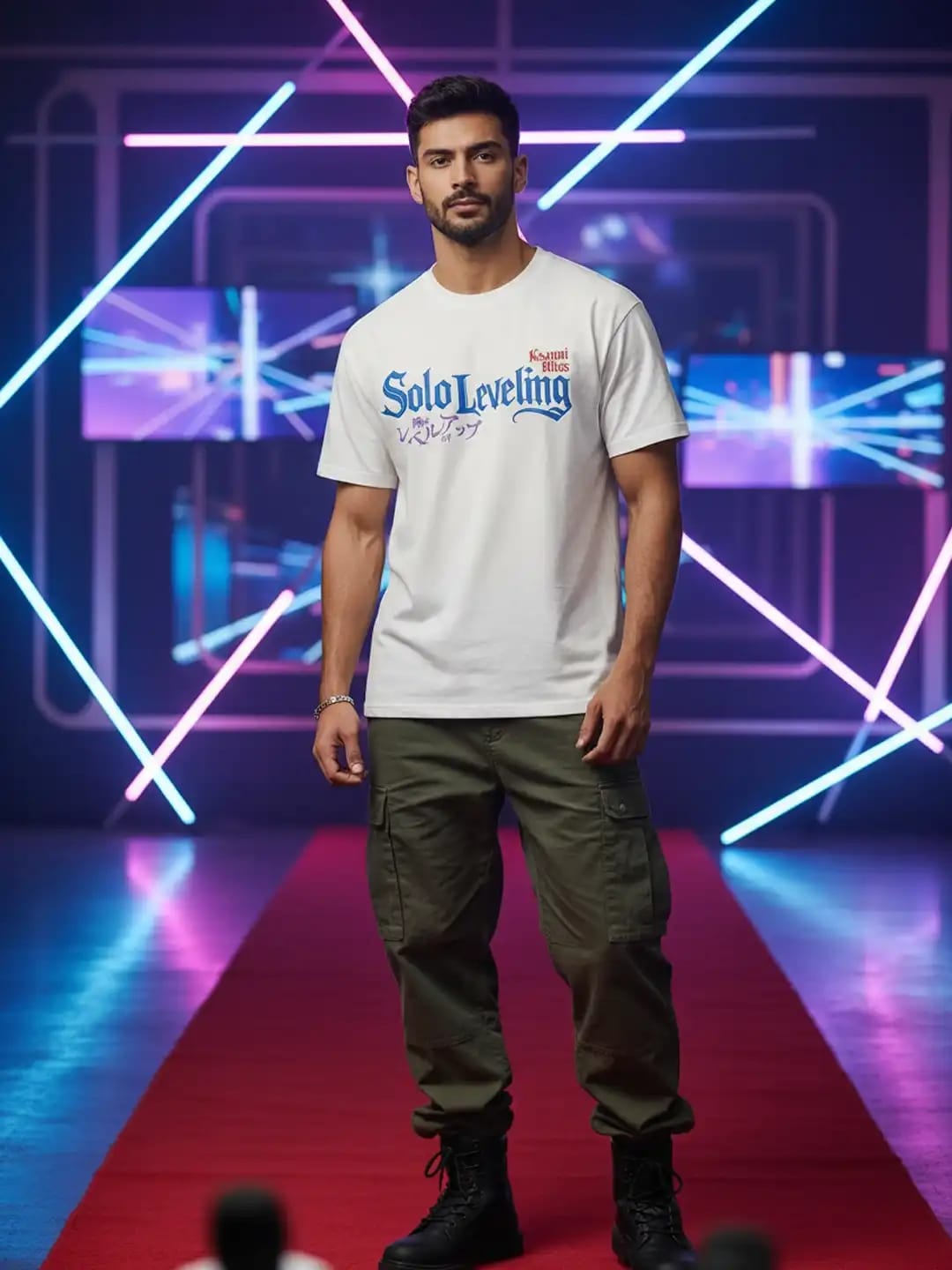 𝐒𝐨𝐥𝐨 𝐋𝐞𝐯𝐞𝐥𝐢𝐧𝐠 Oversized Anime T-Shirt